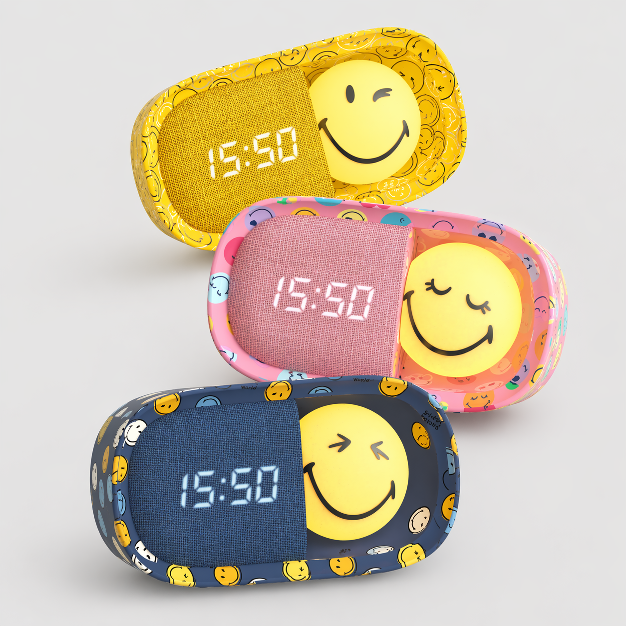 SMILEY DREAMY CLOCK - Rose