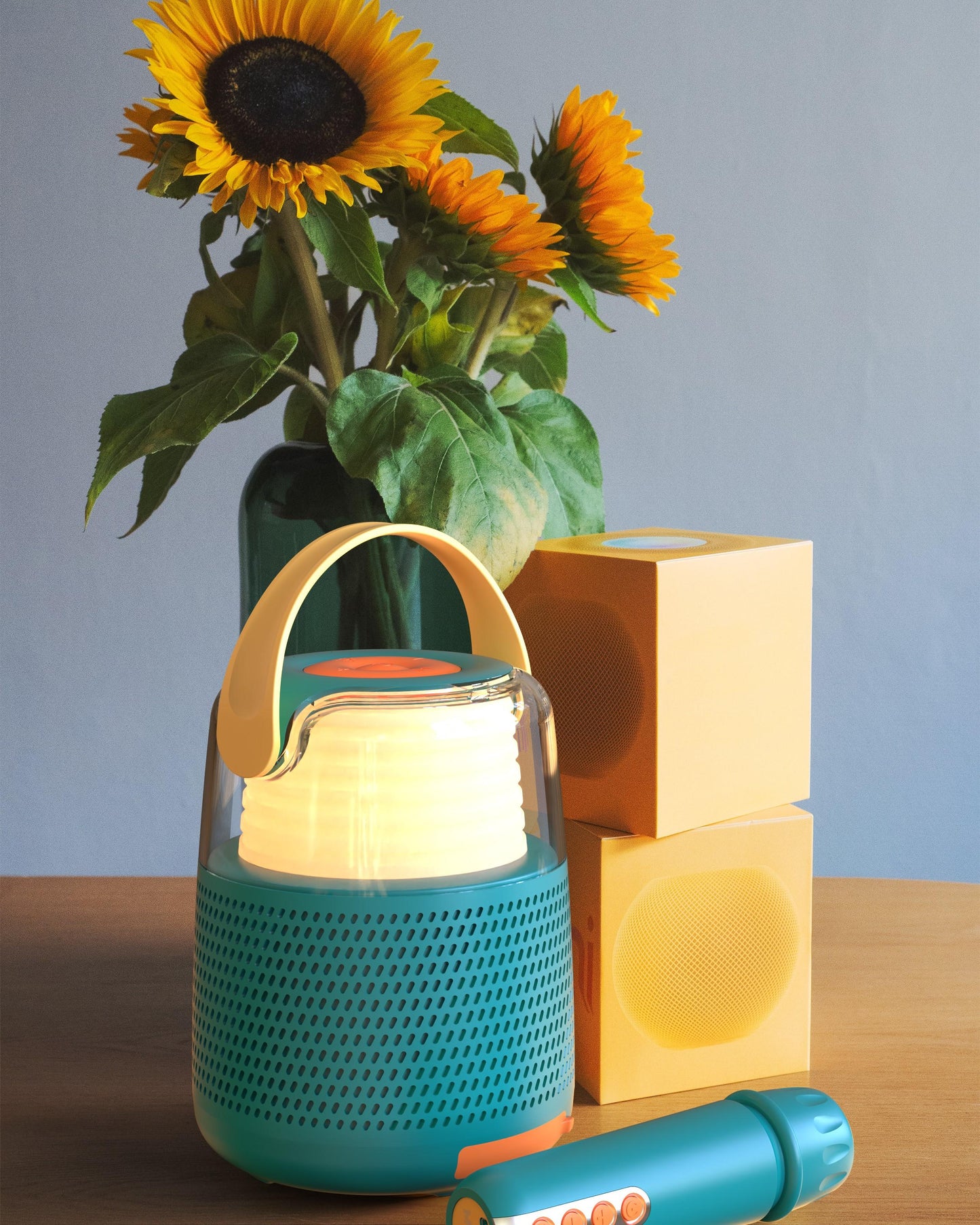 Enceinte & Karaoké KS-80 - BLEU