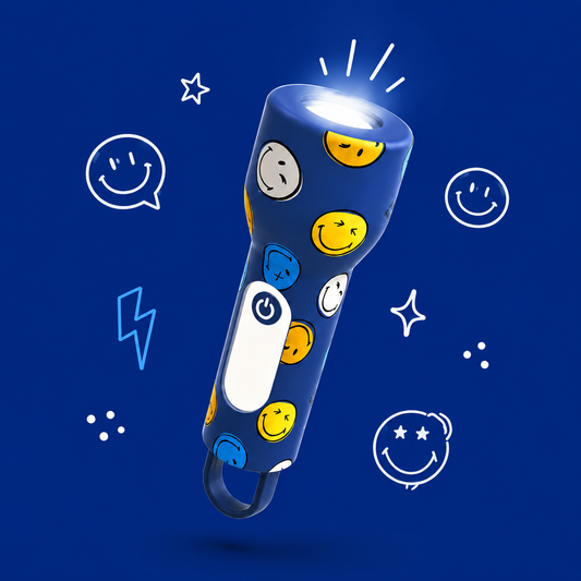GLOWY SMILEY - BLEU
