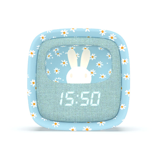 Billy Clock Blue Flower