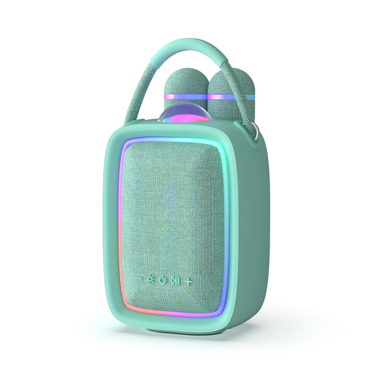 Enceinte & Karaoké Lumineuse - SINGY PARTY Bleu