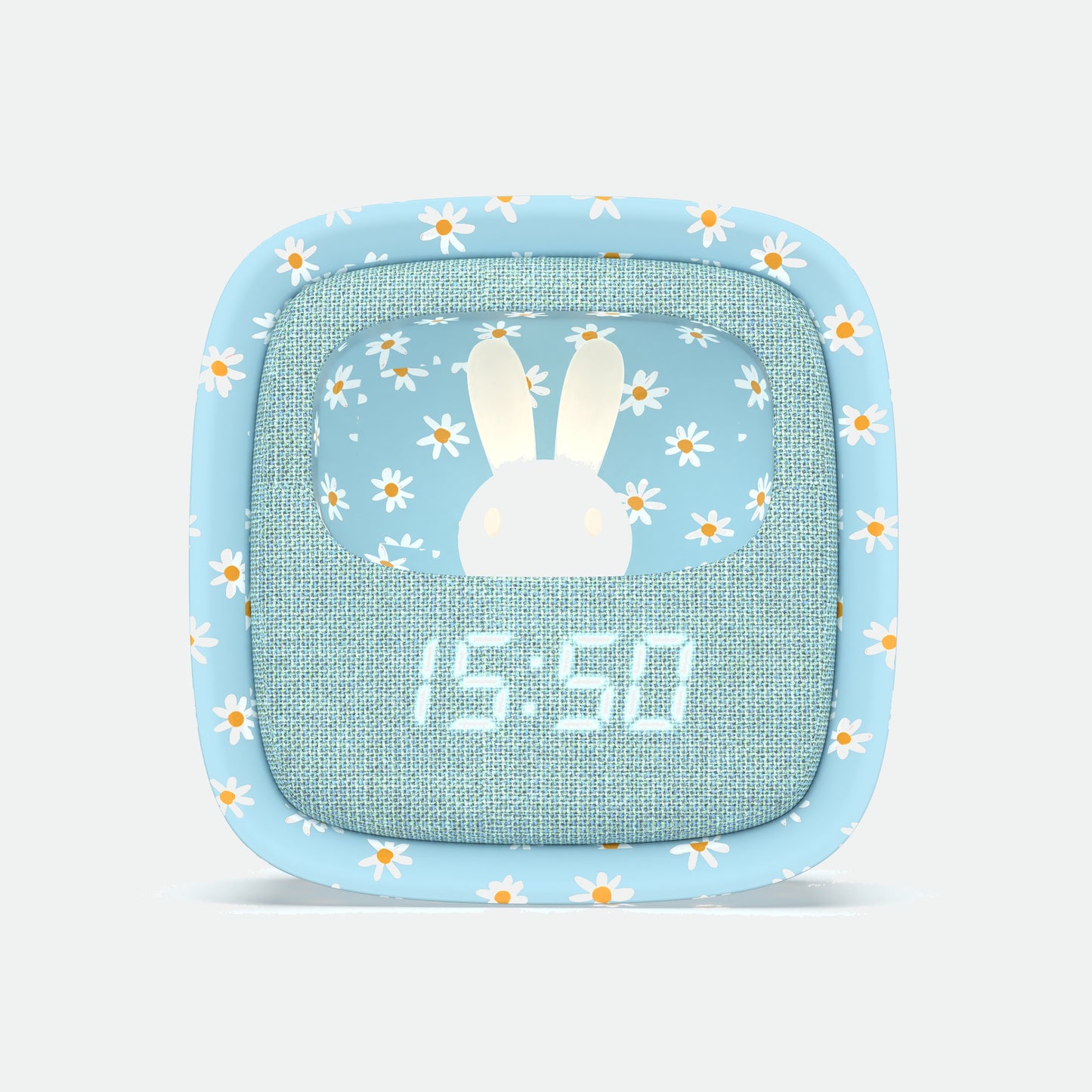 Billy Clock Blue Flower